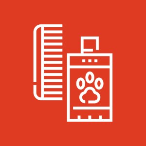 Pet grooming comb shampoo