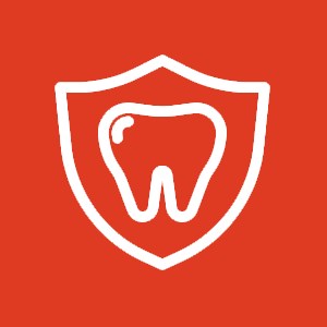 Shield protecting a tooth